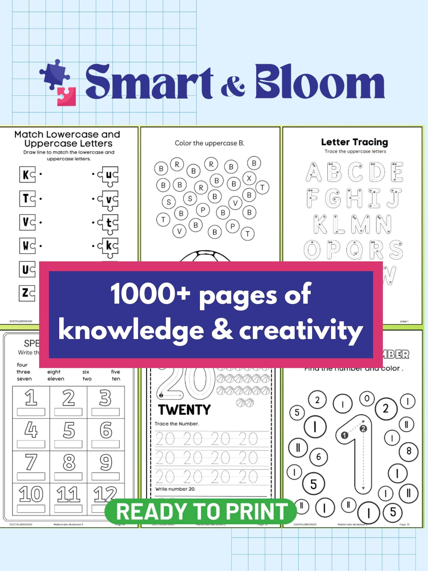 FREE Educational Activity Bundle (1,000+ Pages)