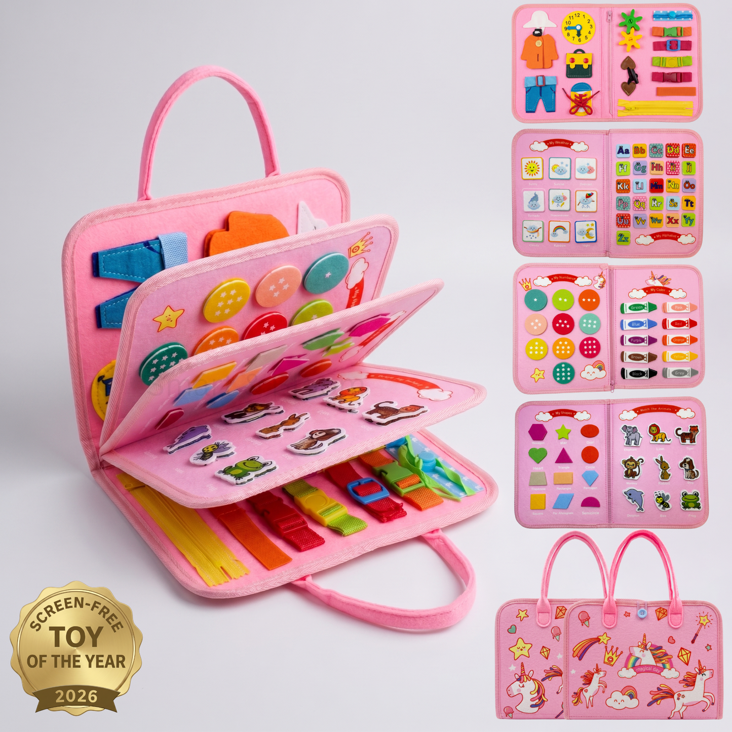 Smart & Bloom Montessori Busy Board