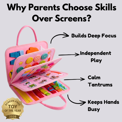 Smart & Bloom Montessori Busy Board