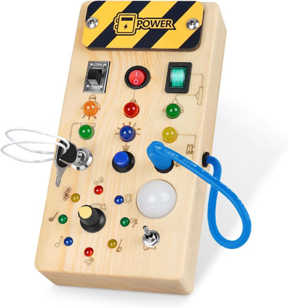 Smart & Bloom Montessori Wooden Switch Board