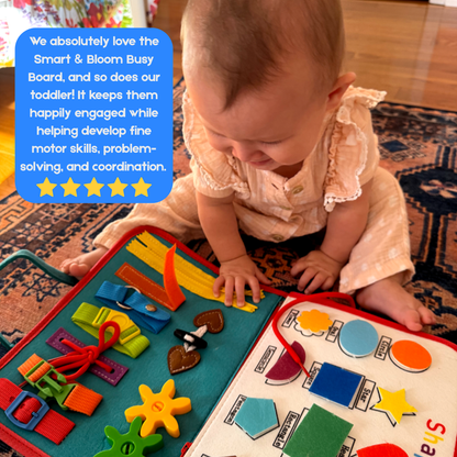Smart & Bloom Montessori Busy Board